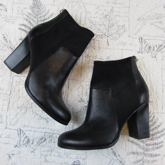 EUC Adrienne Vittadini Women's Ratti Stretch Booties Black womens size 9M - Picture 1 of 10